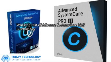 Photo of Working List of Advance System Care 12.3 License Key