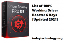 Photo of List Of 100% Working Driver Booster 6 Keys [Updated 2021]