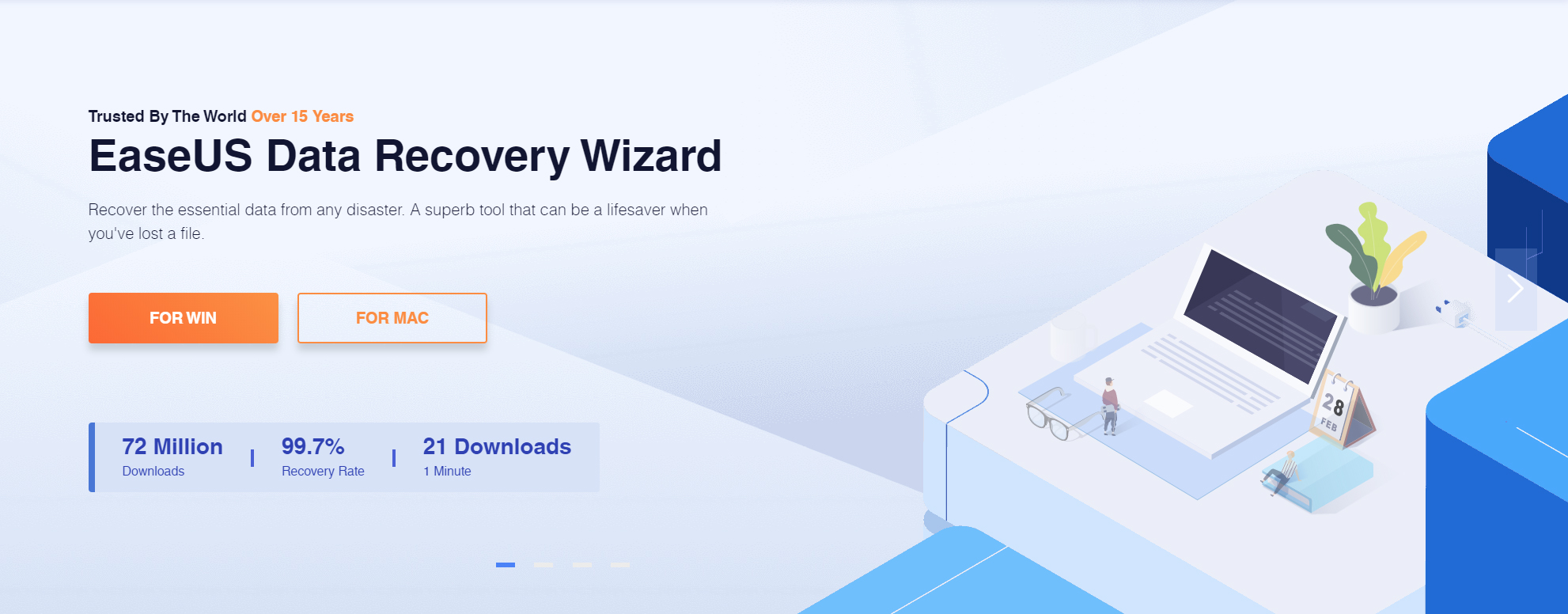 Ease-US data recovery wizard