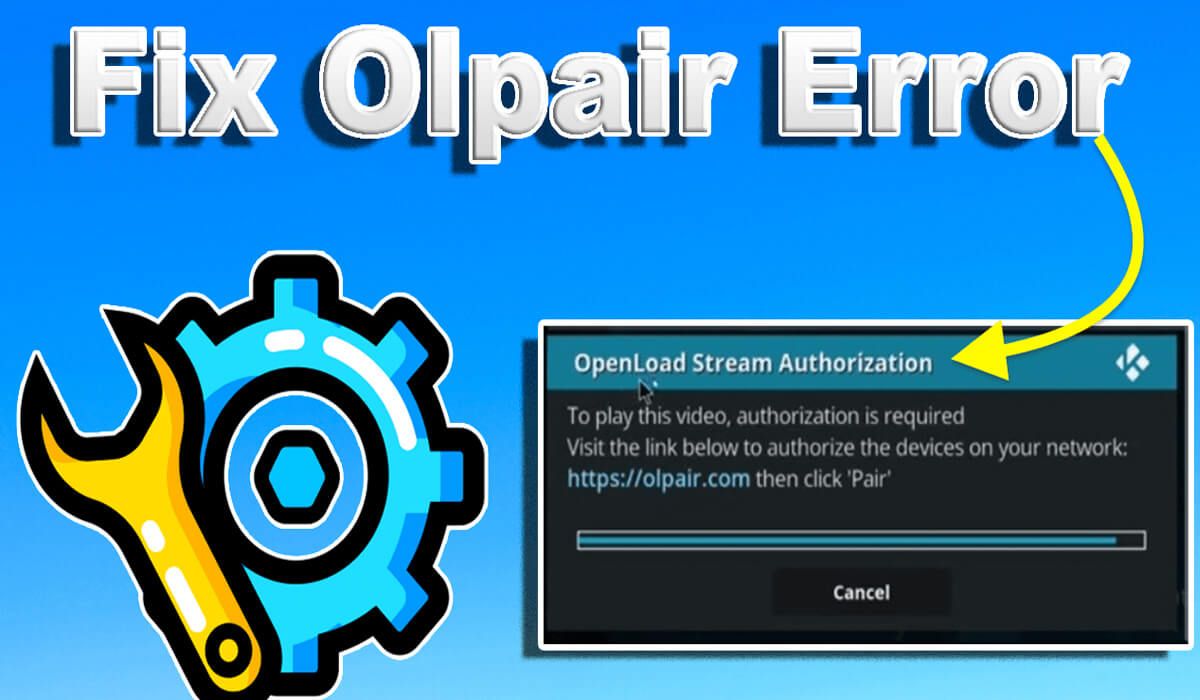 Fix the Olpair.com Error On Kodi